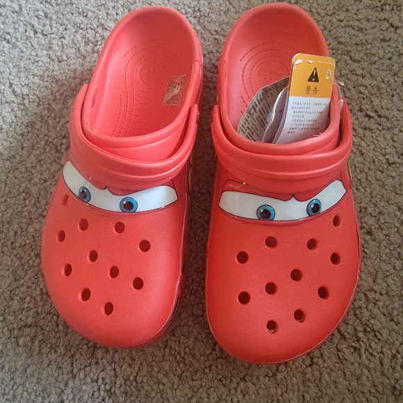 CROCS Shoes - Crocs Classic Clog Cars Lightning Mcqueen Disney Pixar Size 6M/8W Special Edtn